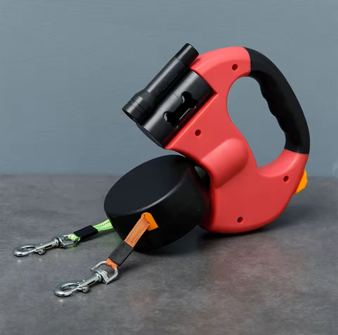 No tangle walking pet leash, with led