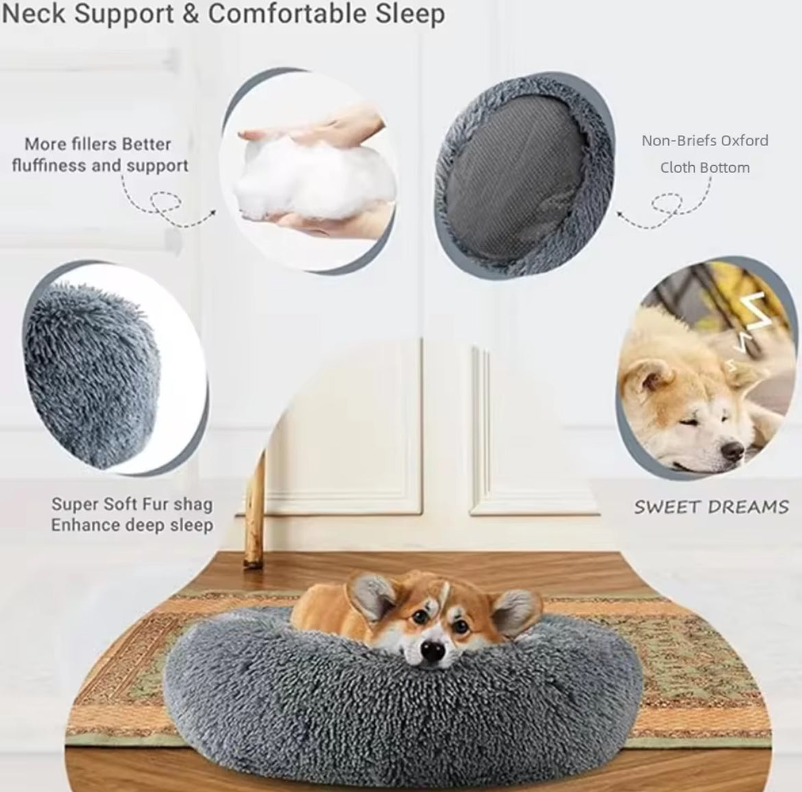 Fluffy Pet Bed