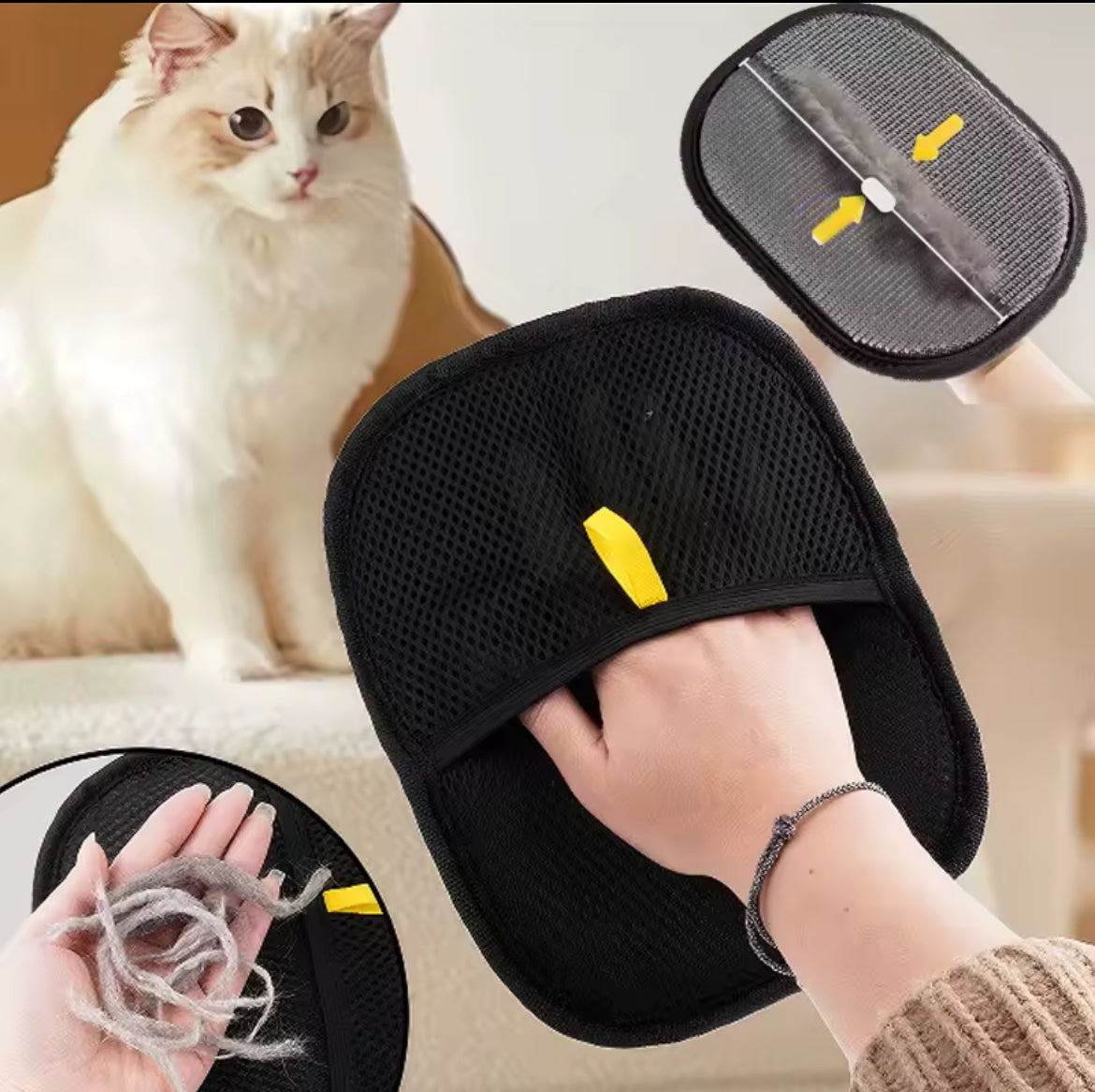 Pet hair roller/removal