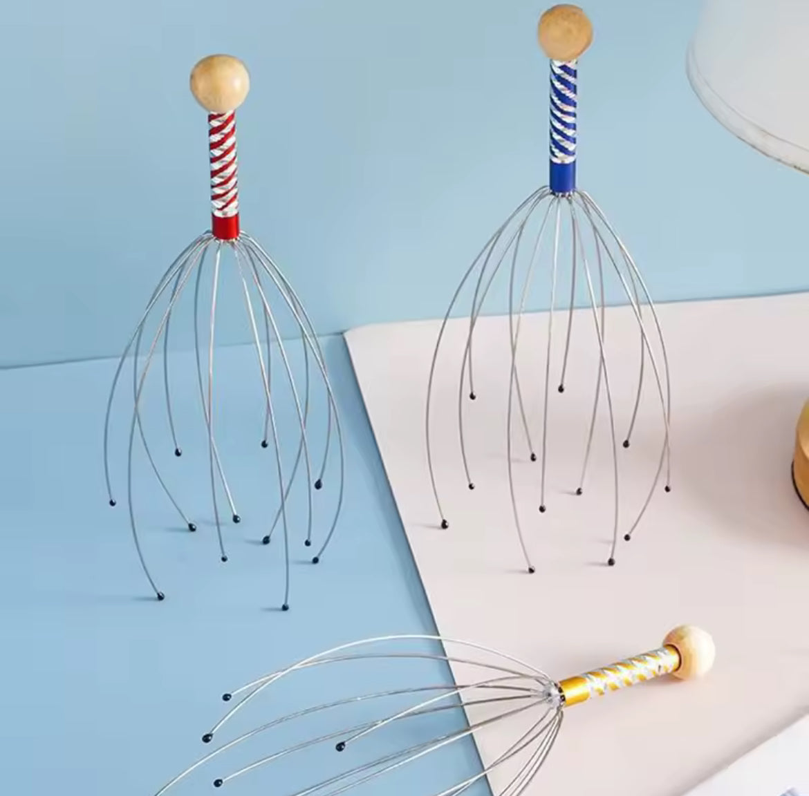 1pc octopus head massager! Stainless steel