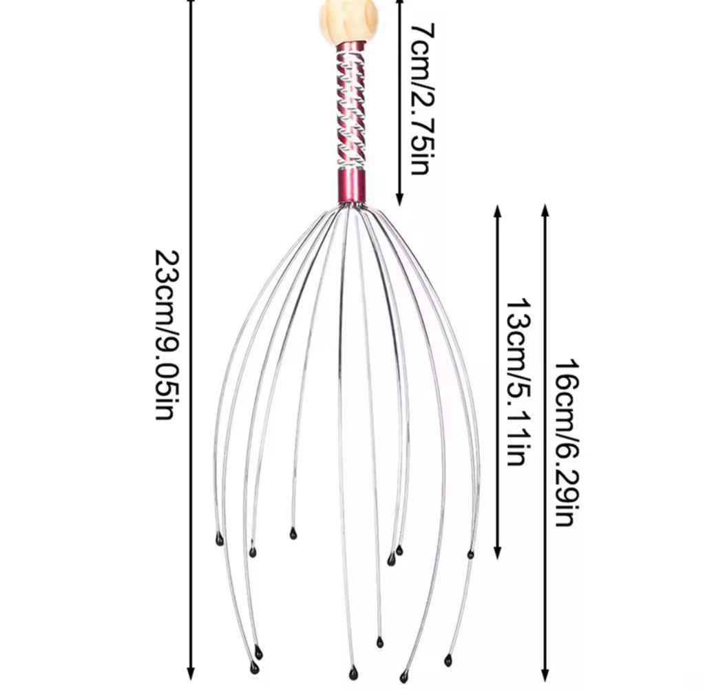 1pc octopus head massager! Stainless steel