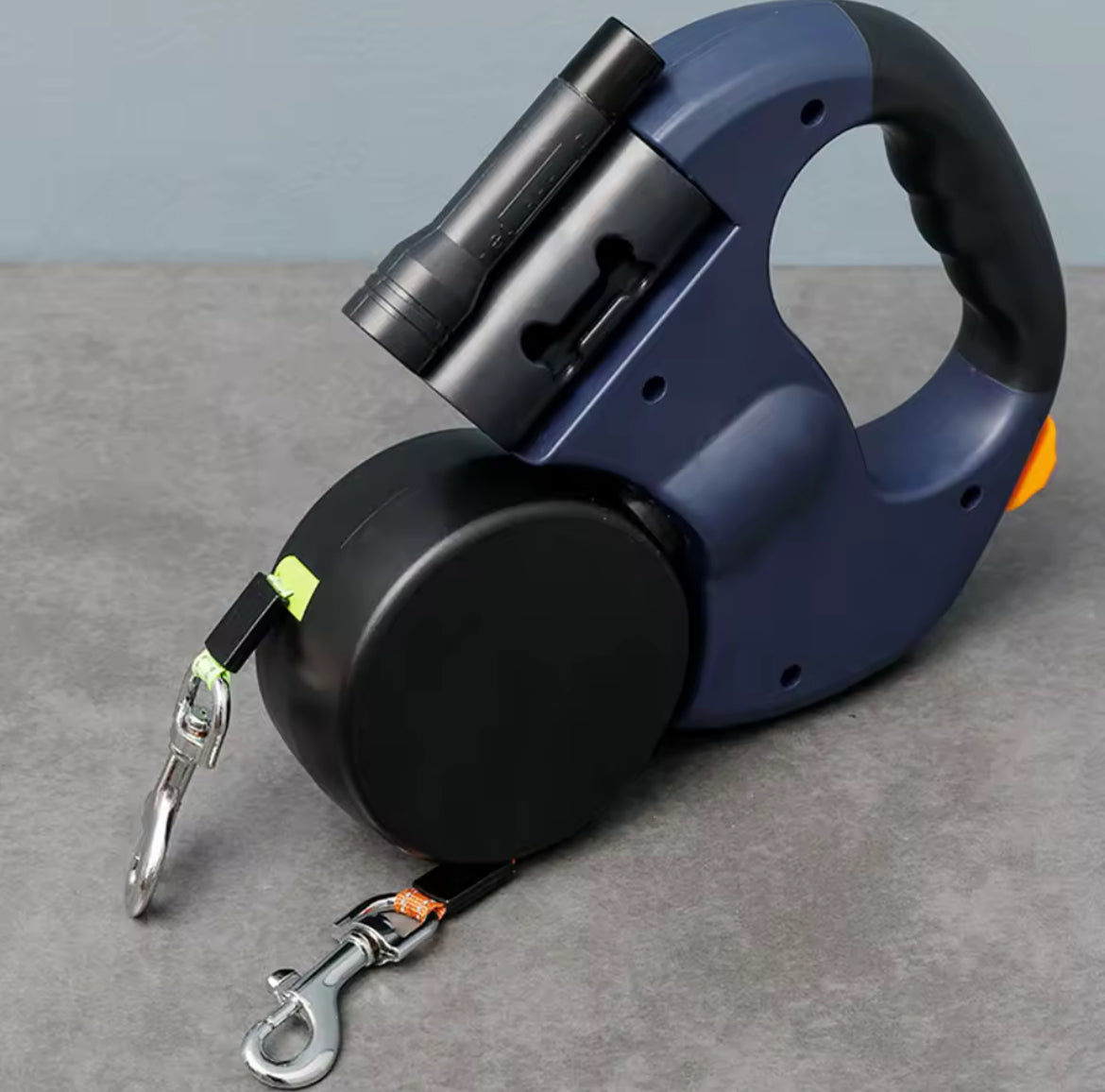 No tangle walking pet leash, with led