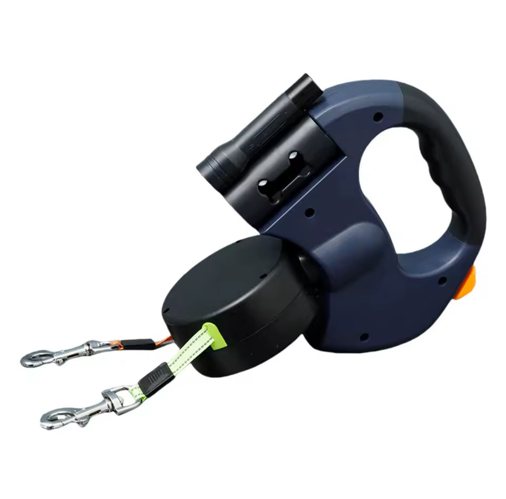 No tangle walking pet leash, with led