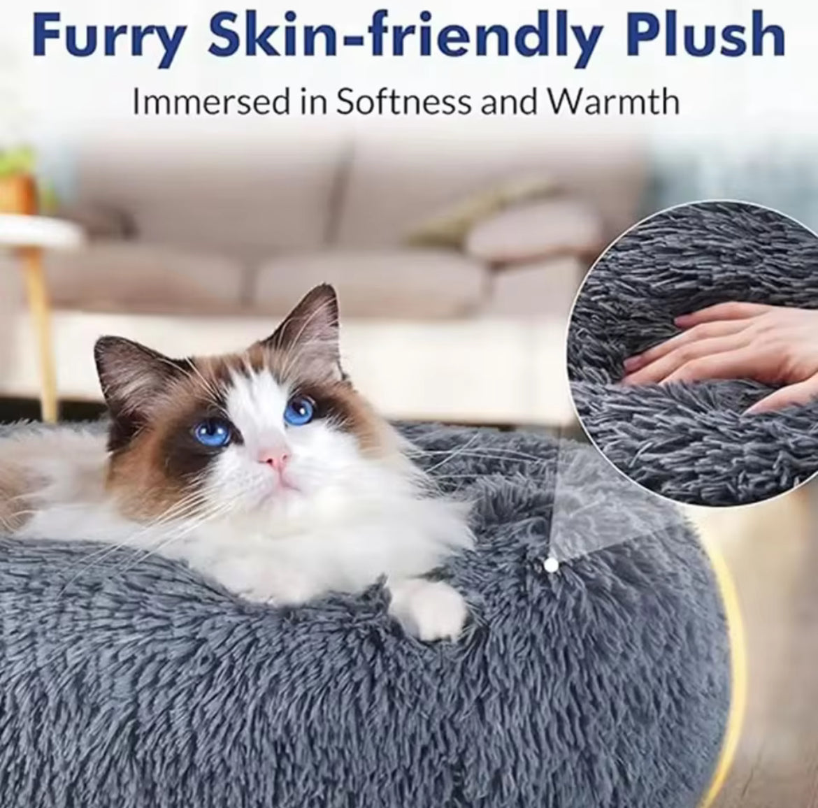 Fluffy Pet Bed